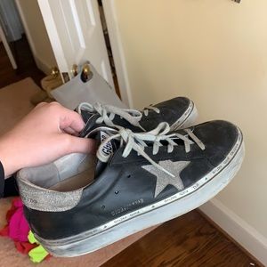 golden goose black sneakers
